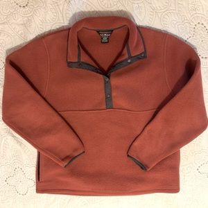 Rusty orange/red L.L. Bean Pullover